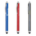 Metal Gravity Ballpoint Pen with Stylus